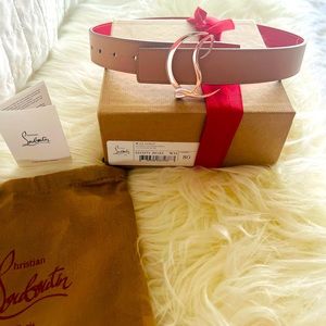 Authentic nude Christian Louboutin belt